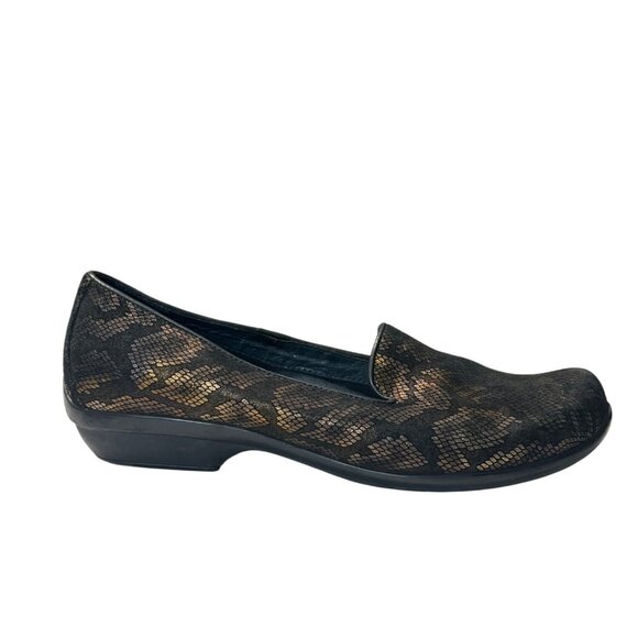 Dansko Womens Snake Print Slip-On Loafers Size 40 - Picture 2 of 7